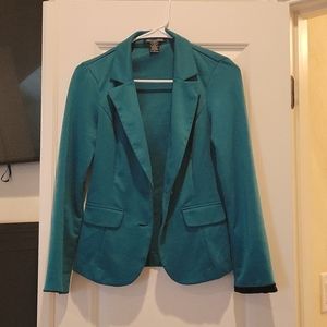 Green blazer with 2 pocket